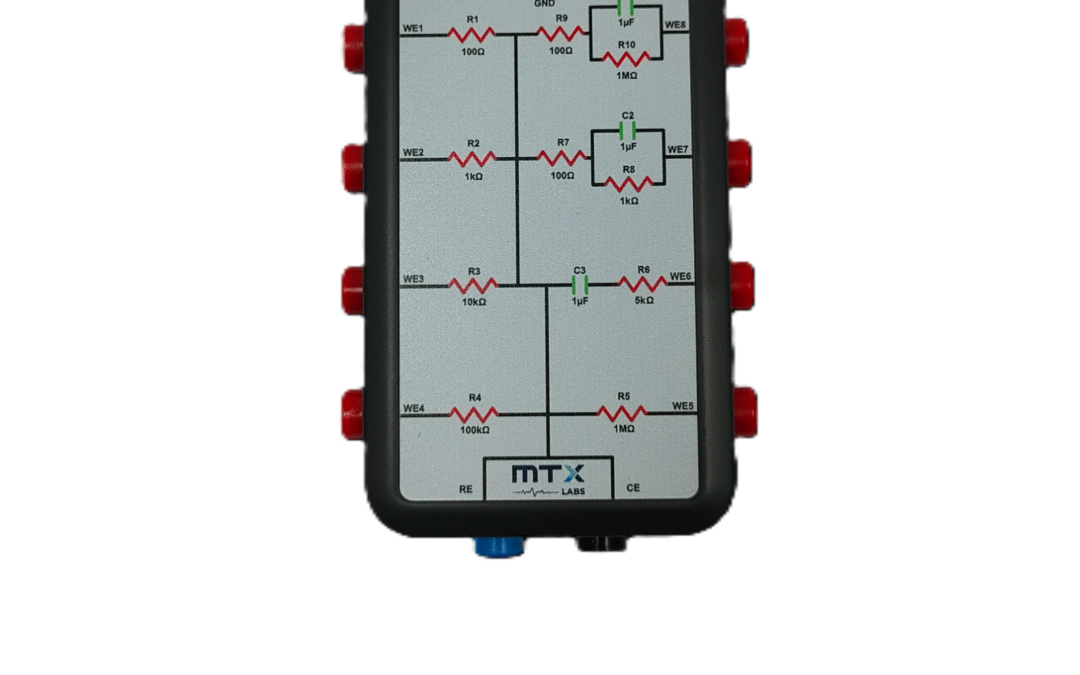 Note to Calibrate a Potentiostat with MTX Labs Dummy Cell